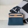 Global shipping Kelly 25cm S4 Deep Blue Swift Leather Full Handmade GHW
