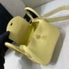 Lindy Price 19CM 1Z Jaune Poussin Togo Leather Gold Hardware
