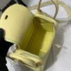 Lindy Price 19CM 1Z Jaune Poussin Togo Leather Gold Hardware