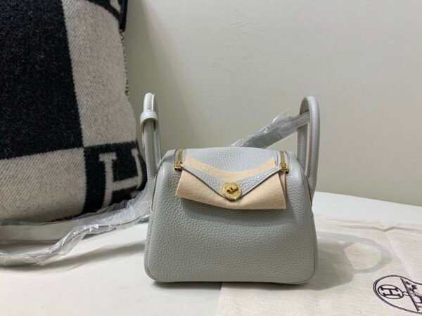 wsxc1739900615707_0-1 Lindy 19CM 80 Pearl grey Top Handmade GHW Original Quality