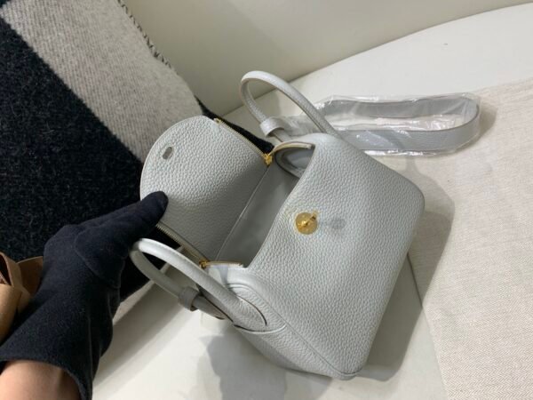 wsxc1739900615707_6 Lindy 19CM 80 Pearl grey Top Handmade GHW Original Quality