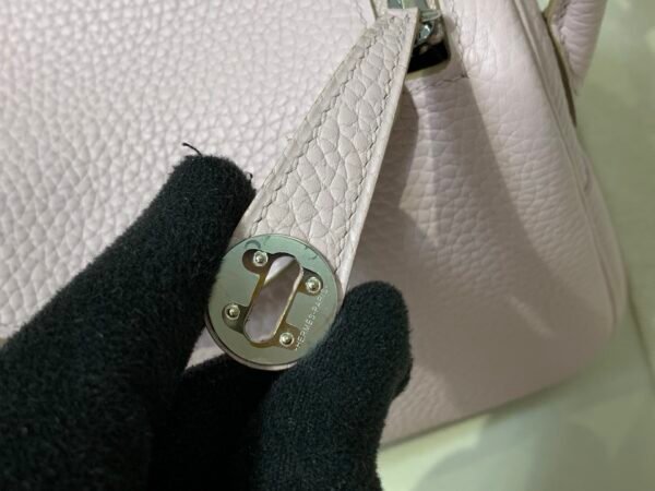 wsxc1740744286700_4 Original Lindy 19CM 09 Mauve pale Togo Leather Silver Hardware