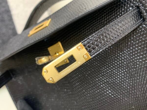 Kelly Pochette 22CM 89 Nior Lizard Skin Gold Hardware Worldwide delivery