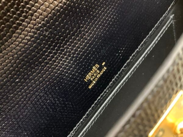Kelly Pochette 22CM 89 Nior Lizard Skin Gold Hardware Worldwide delivery
