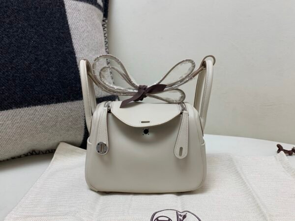 wsxc1742407279026_0 Original Lindy 19CM Swift Leather Silver Hardware 8L Beton 0L
