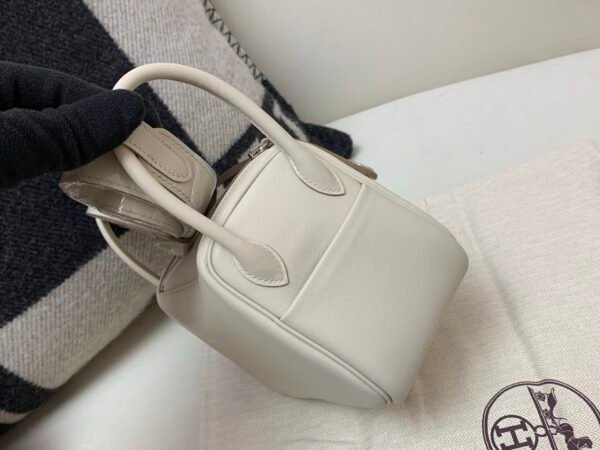 wsxc1742407279026_2 Original Lindy 19CM Swift Leather Silver Hardware 8L Beton 0L