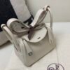 wsxc1742407279026_4 Original Lindy 19CM Swift Leather Silver Hardware 8L Beton 0L