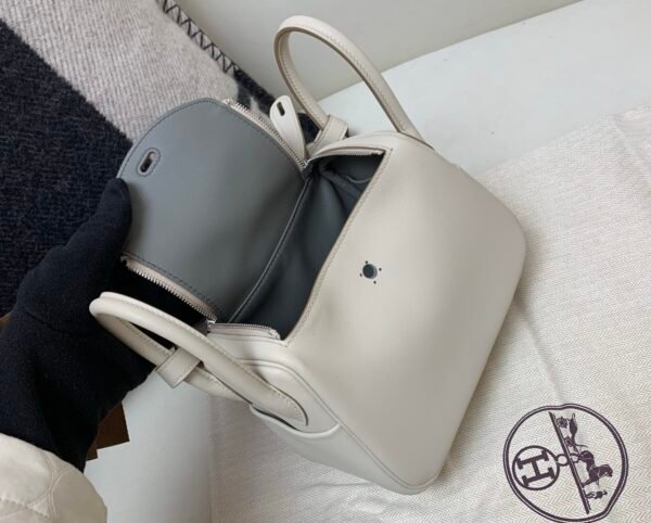 wsxc1742407279026_7 Original Lindy 19CM Swift Leather Silver Hardware 8L Beton 0L
