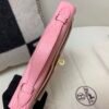 Kelly Pochette 22CM 3Q Rose Saiura Lizard Skin Gold Hardware Worldwide delivery