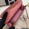 Kelly Pochette 22CM 3Q Rose Saiura Lizard Skin Gold Hardware Worldwide delivery
