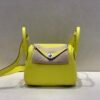 Original Quality Lindy 19CM TC Leather Silver Hardware 9R Lime