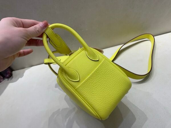 Original Quality Lindy 19CM TC Leather Silver Hardware 9R Lime