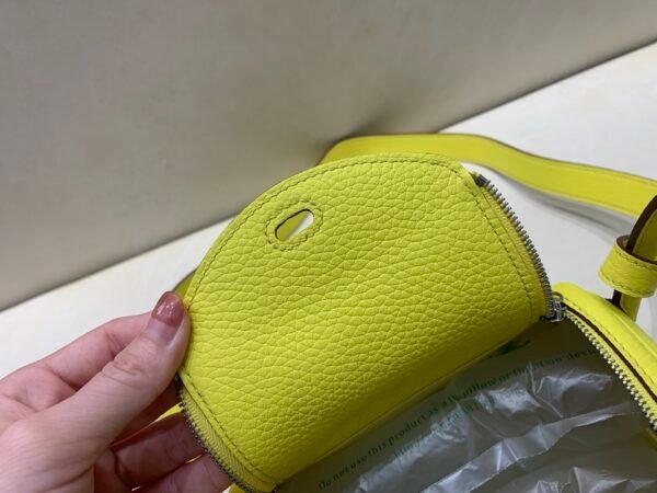 Original Quality Lindy 19CM TC Leather Silver Hardware 9R Lime