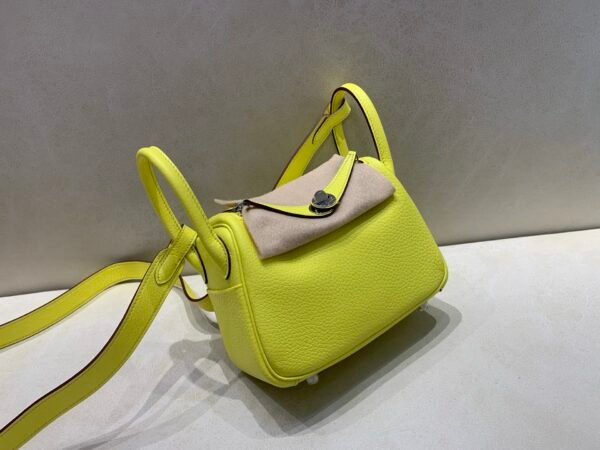 Original Quality Lindy 19CM TC Leather Silver Hardware 9R Lime