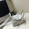 Original Handmade Lindy 19CM Swift Leather Crocodile Gold Hardware M4