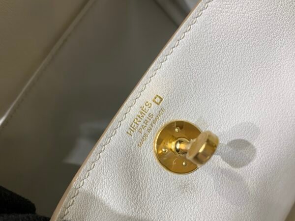 Original Handmade Lindy 19CM Swift Leather Crocodile Gold Hardware M4