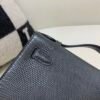 Global Sales Kelly Pochette 22CM 88 Graphite Lizard Leather Gold Hardware