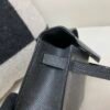 Global Sales Kelly Pochette 22CM 88 Graphite Lizard Leather Gold Hardware