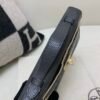 Global Sales Kelly Pochette 22CM 88 Graphite Lizard Leather Gold Hardware