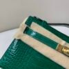wsxc1743531883140_2 Kelly Pochette 22CM 6Q Vert Emeraude Alligator Skin GHW Full Handmade