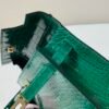 wsxc1743531883140_4 Kelly Pochette 22CM 6Q Vert Emeraude Alligator Skin GHW Full Handmade