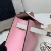 3Q Rose Saiura i2 Nata Global Sales Kelly Pochette 22CM Swift Leather Silver Hardware