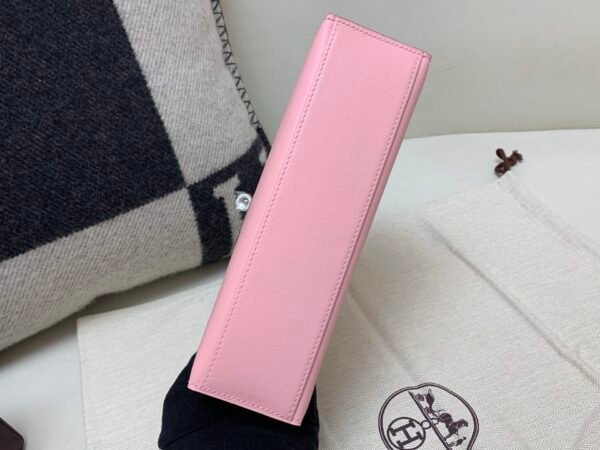 3Q Rose Saiura i2 Nata Global Sales Kelly Pochette 22CM Swift Leather Silver Hardware