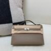 Global Shipping Kelly Pochette 22cm In stock 18 Etoupe Epsom Leather SHW