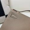 Global Shipping Kelly Pochette 22cm In stock 18 Etoupe Epsom Leather SHW