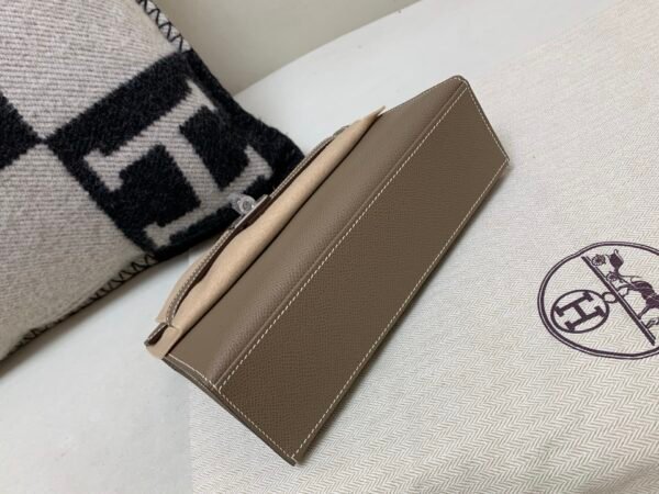 Global Shipping Kelly Pochette 22cm In stock 18 Etoupe Epsom Leather SHW