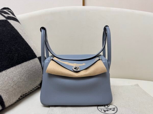 wsxc1747328302470_0-1 Top Factory Sales Lindy 26CM J7 Bleu Un Togo Leather Silver Hardware