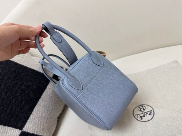 wsxc1747328302470_2 Top Factory Sales Lindy 26CM J7 Bleu Un Togo Leather Silver Hardware