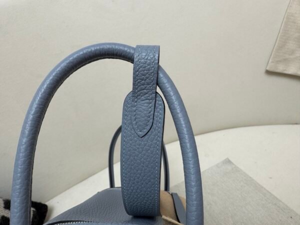 wsxc1747328302470_3 Top Factory Sales Lindy 26CM J7 Bleu Un Togo Leather Silver Hardware