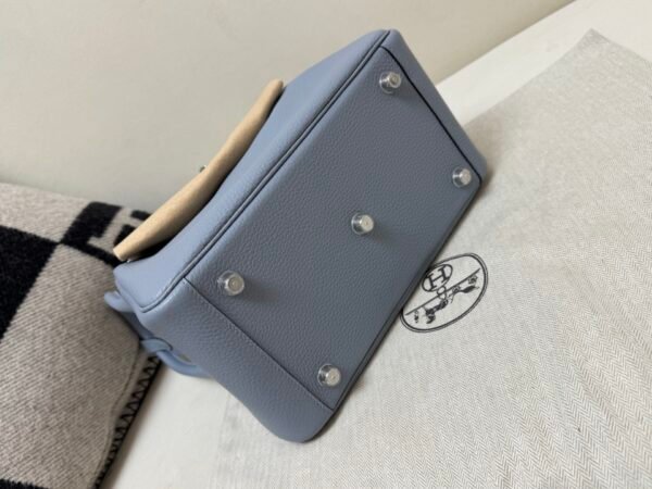 wsxc1747328302470_4 Top Factory Sales Lindy 26CM J7 Bleu Un Togo Leather Silver Hardware