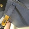 Handmade Kelly 28CM 76 Blue indigo Epsom Leather Gold Hardware Top Quality