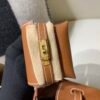 USA Sales Kelly Moove CK37 Swift Leather Gold Hardware Full Handmade