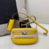 Global Sales Kelly Moove 9D Amber Swift Leather Silver Hardware