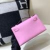 Global Sales Kelly Pochette 22CM Swift Leather Rose Gold Hardware X9