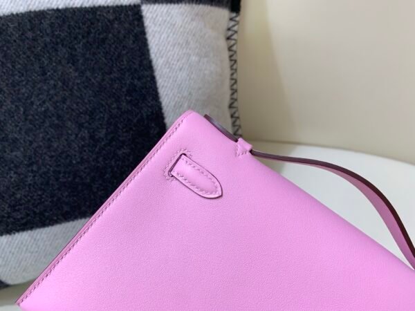 Global Sales Kelly Pochette 22CM Swift Leather Rose Gold Hardware X9