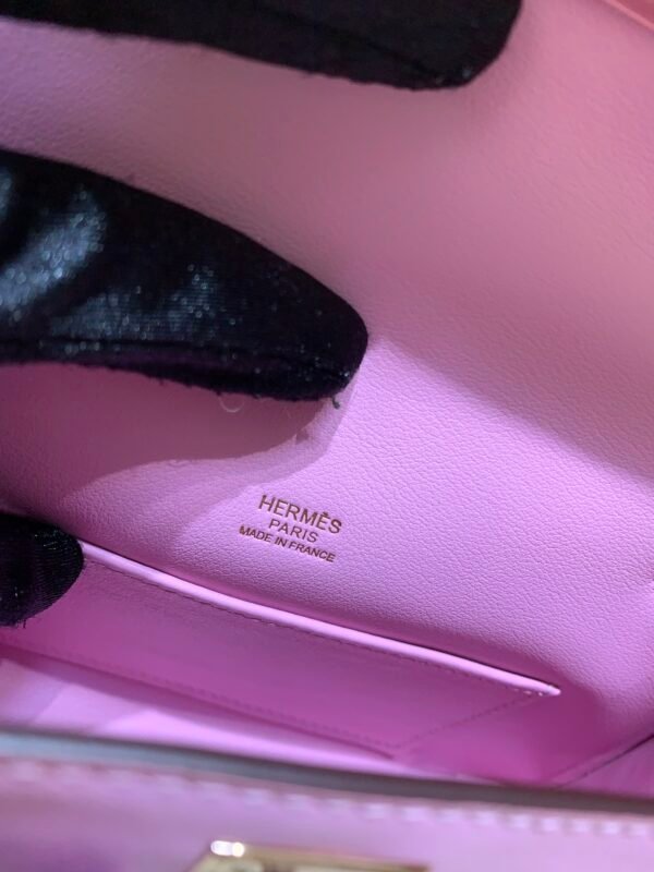 Global Sales Kelly Pochette 22CM Swift Leather Rose Gold Hardware X9
