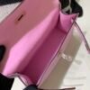 Global Sales Kelly Pochette 22CM Swift Leather Rose Gold Hardware X9