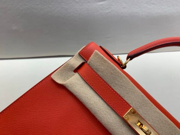 wsxc1748955711783_2 Handmade Kelly 28CM S5 Rouge Tomate Epsom Leather Gold Hardware Top Quality