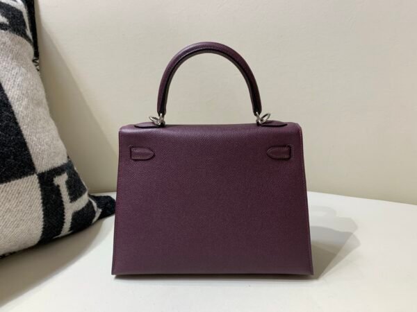 59 Violet Kelly 25CM Epsom Leather Grape Purple SHW