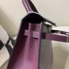 59 Violet Kelly 25CM Epsom Leather Grape Purple SHW
