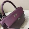 59 Violet Kelly 25CM Epsom Leather Grape Purple SHW