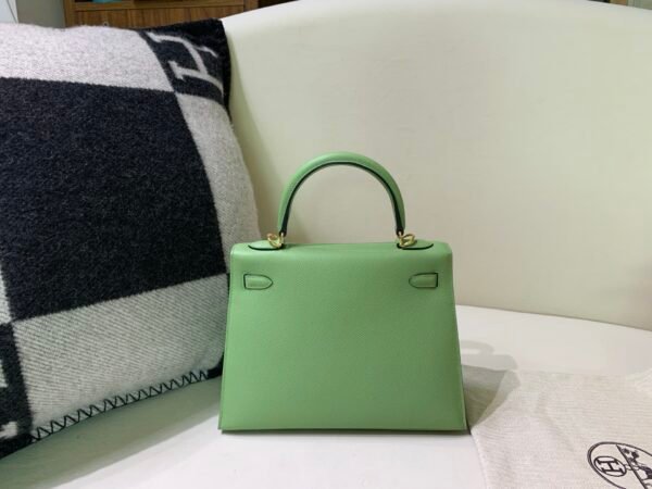 USA Shipping Kelly 25CM 3i Criquet Epsom Leather Nice Green GHW