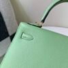 USA Shipping Kelly 25CM 3i Criquet Epsom Leather Nice Green GHW