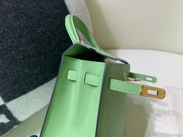 USA Shipping Kelly 25CM 3i Criquet Epsom Leather Nice Green GHW