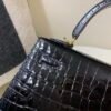 International Express 89 Nior Kelly 25CM Niloticus Leather Gold Hardware