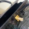International Express 89 Nior Kelly 25CM Niloticus Leather Gold Hardware